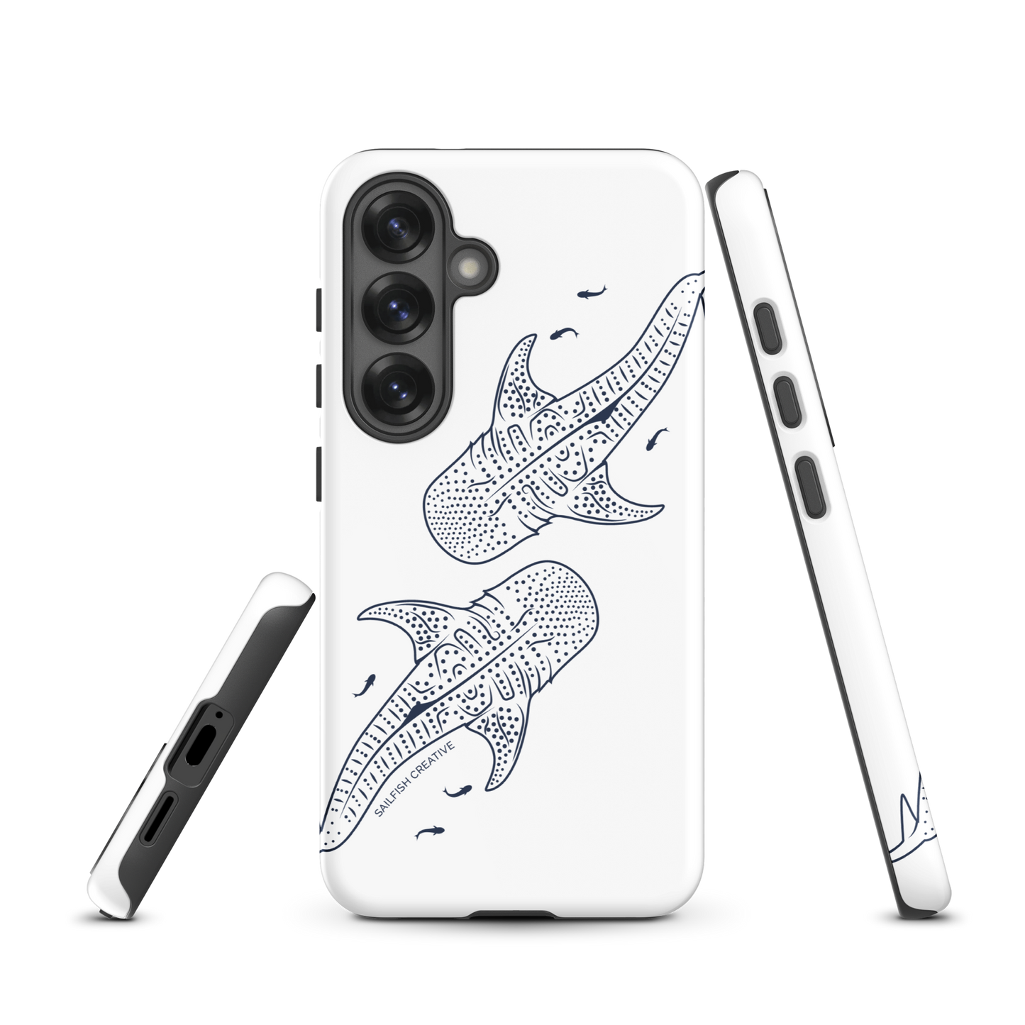 Samsung Phone Case - Whale Sharks Outline