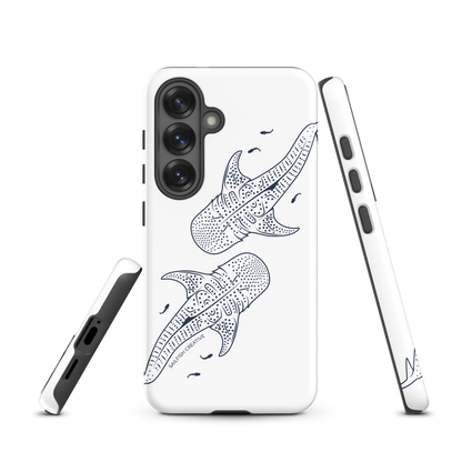 Samsung Phone Case - Whale Sharks Outline