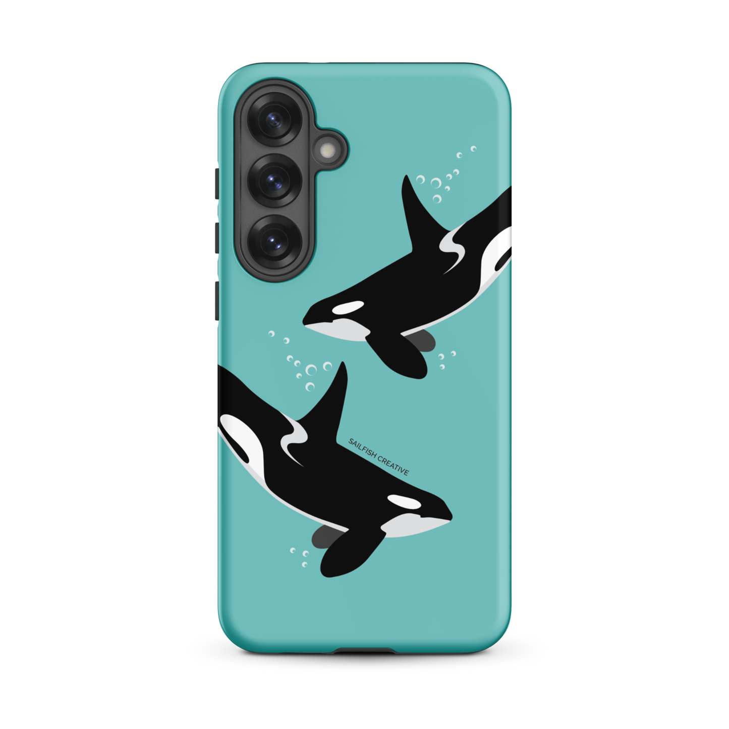 Samsung Phone Case - Orcas Blue