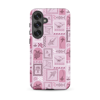 Samsung Tough Case - Arches Print Orchid