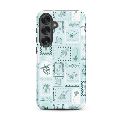 Samsung Tough Case - Arches Print Teal