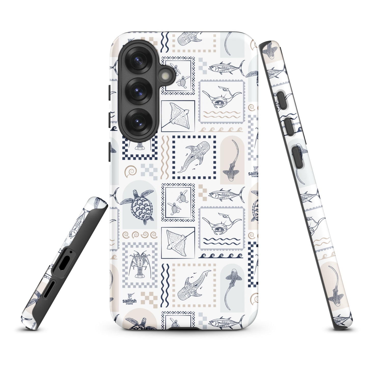 Samsung Tough Case - Arches Print Beige