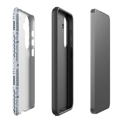 Samsung Tough Case - Busy Print Overcast Blue