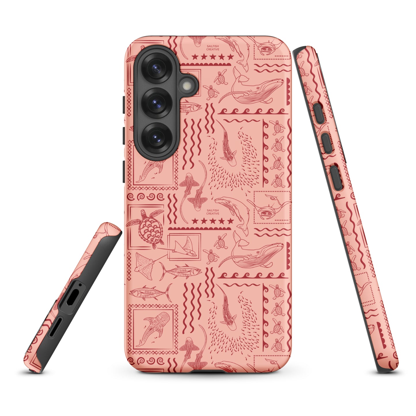 Samsung Tough Case - Busy Print Coral
