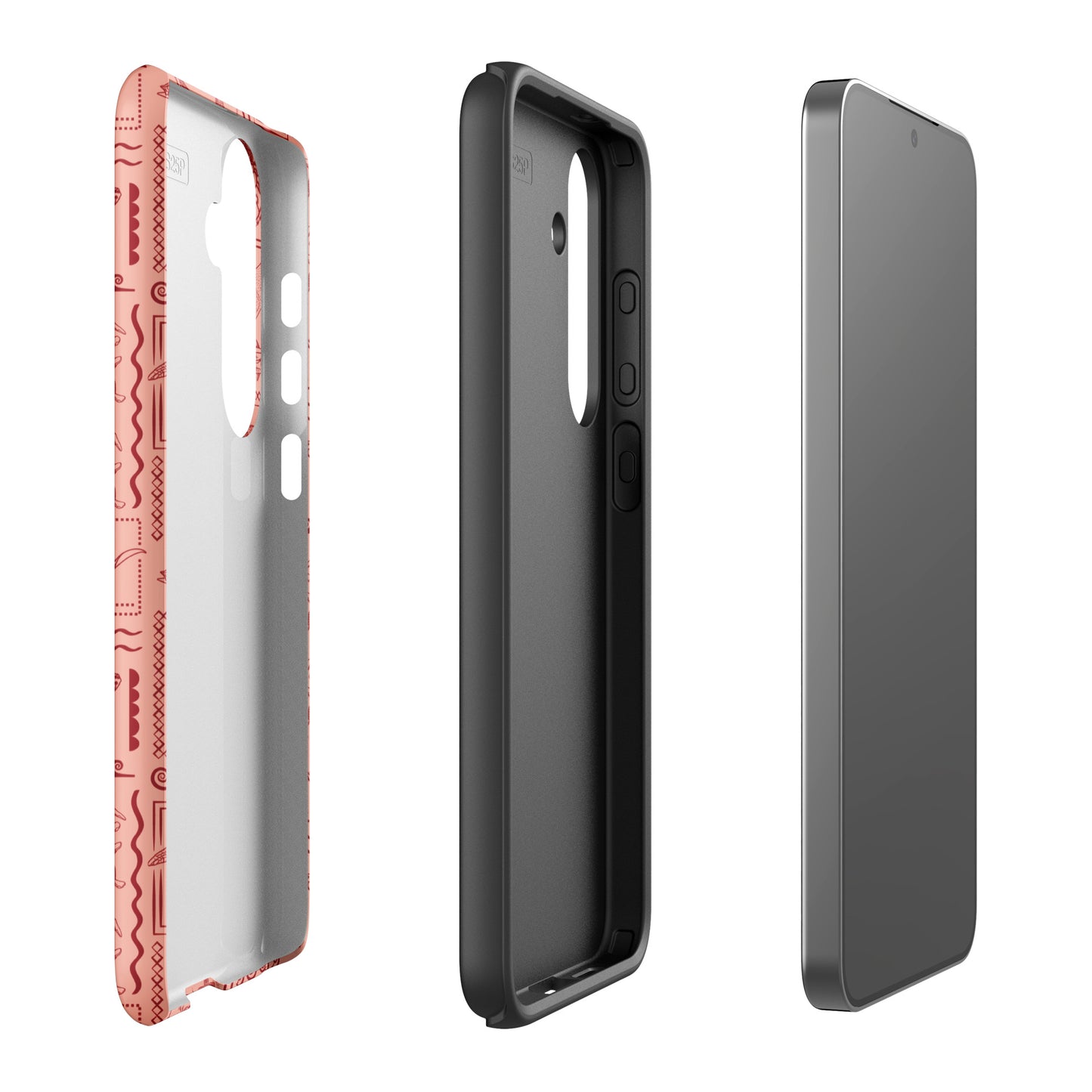 Samsung Tough Case - Busy Print Coral