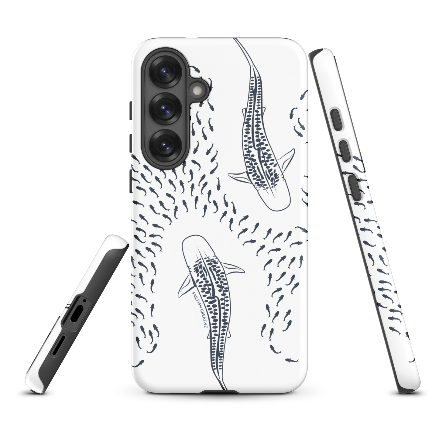 Samsung Phone Case -  Tiger Sharks Outline
