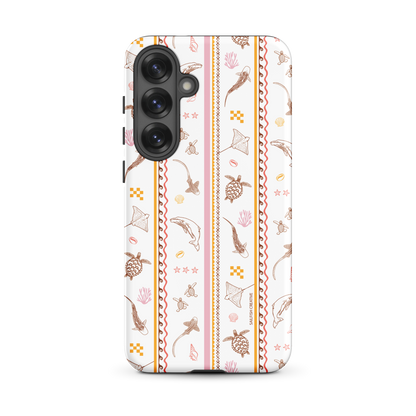 Samsung Phone Case - Candy Stripes on White