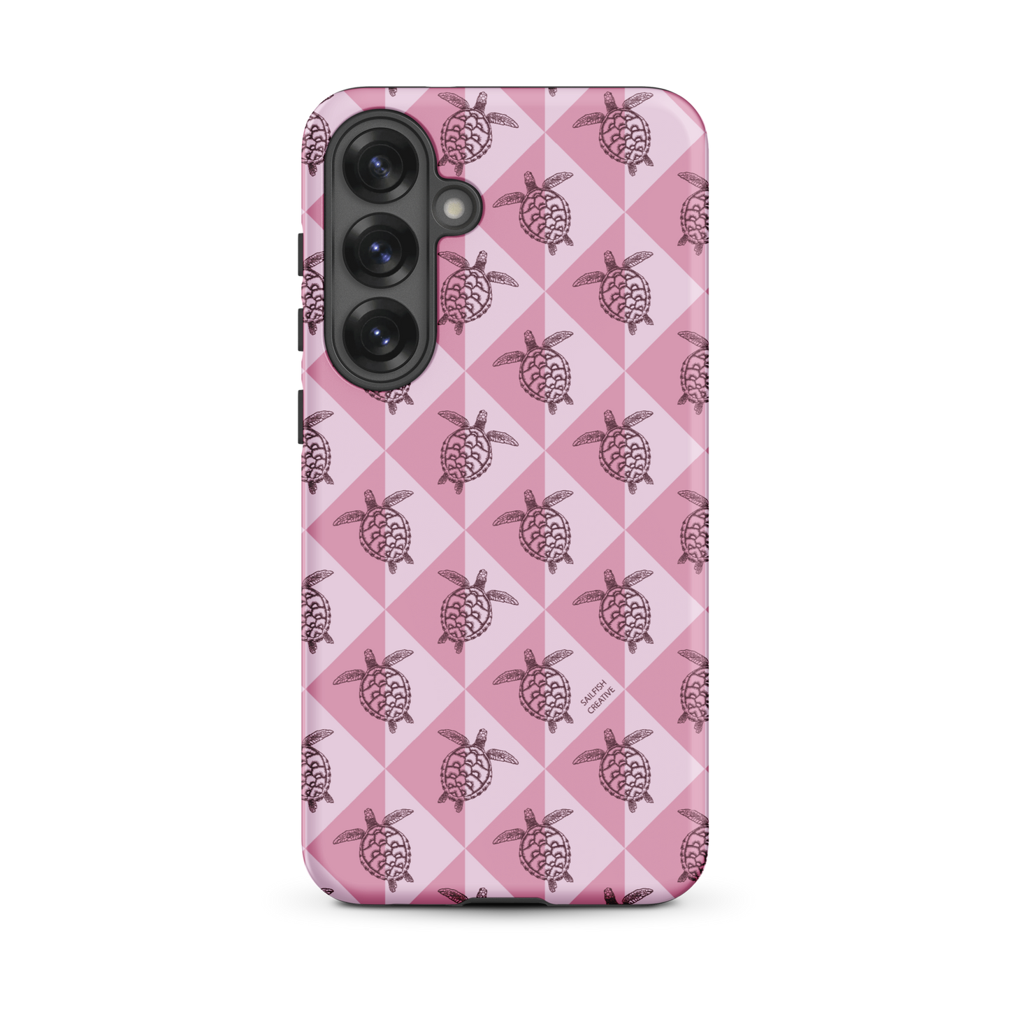 Samsung Phone Case -  Turtle Diamonds Orchid