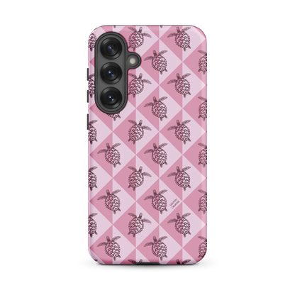 Samsung Phone Case -  Turtle Diamonds Orchid