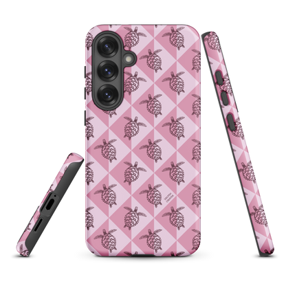 Samsung Phone Case -  Turtle Diamonds Orchid