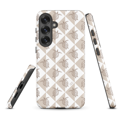 Samsung Phone Case - Turtle Diamonds Neutral