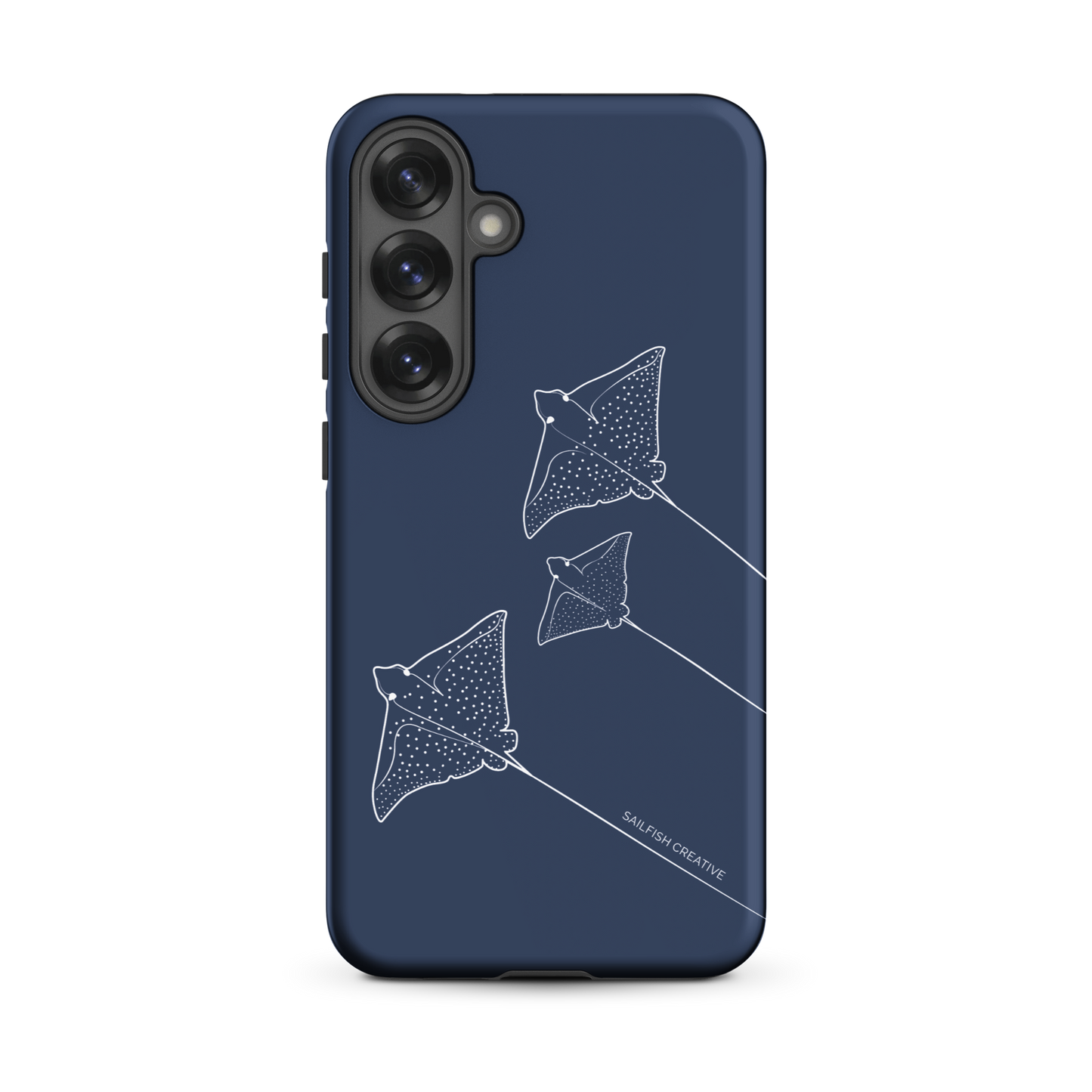 Samsung Phone Case -  Eagle Ray Outline Navy