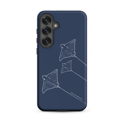Samsung Phone Case -  Eagle Ray Outline Navy