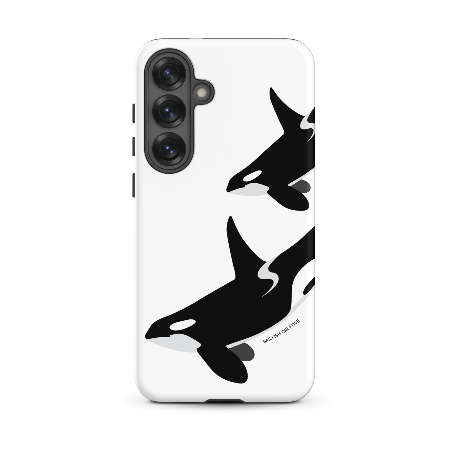 Samsung Phone Case -  Orca Killer Whale White