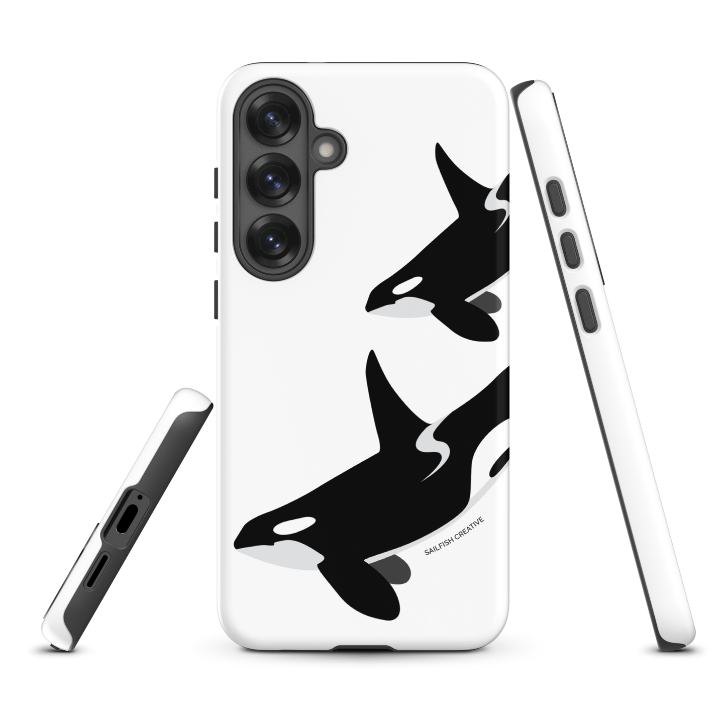 Samsung Phone Case -  Orca Killer Whale White