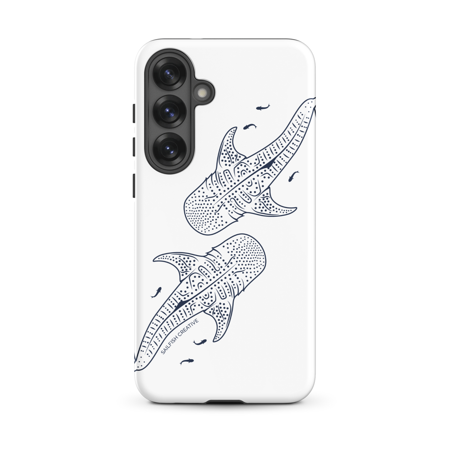 Samsung Phone Case - Whale Sharks Outline