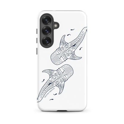 Samsung Phone Case - Whale Sharks Outline