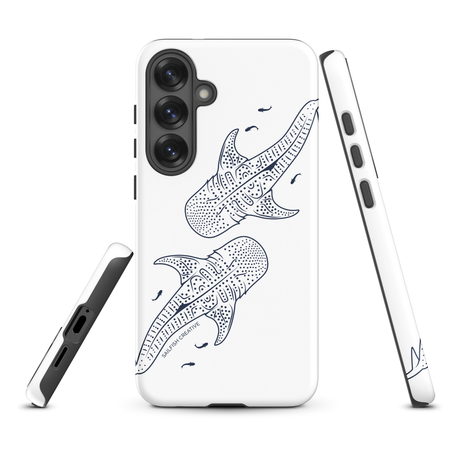 Samsung Phone Case - Whale Sharks Outline