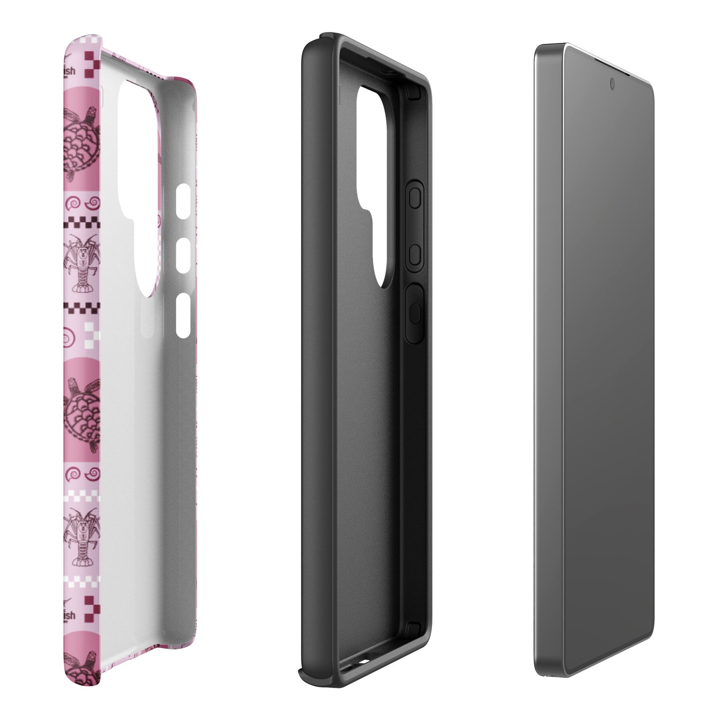 Samsung Tough Case - Arches Print Orchid
