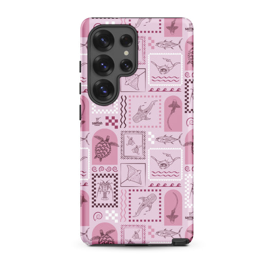 Samsung Tough Case - Arches Print Orchid