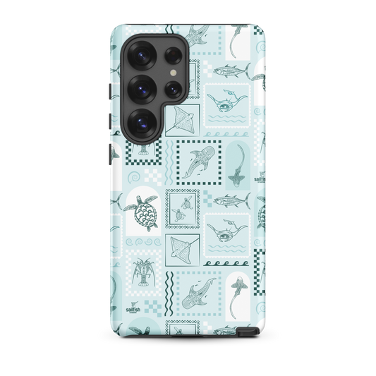 Samsung Tough Case - Arches Print Teal