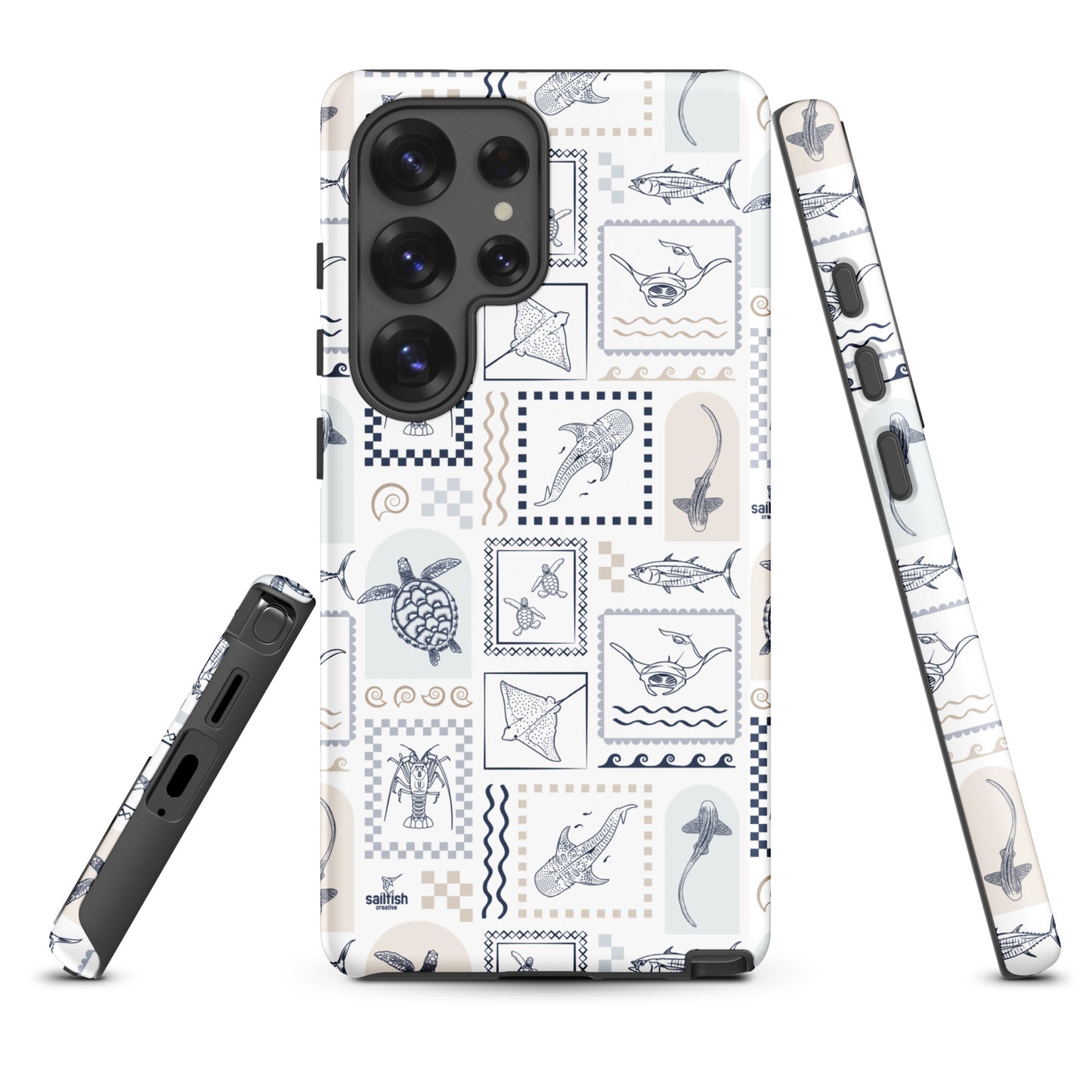 Samsung Tough Case - Arches Print Beige