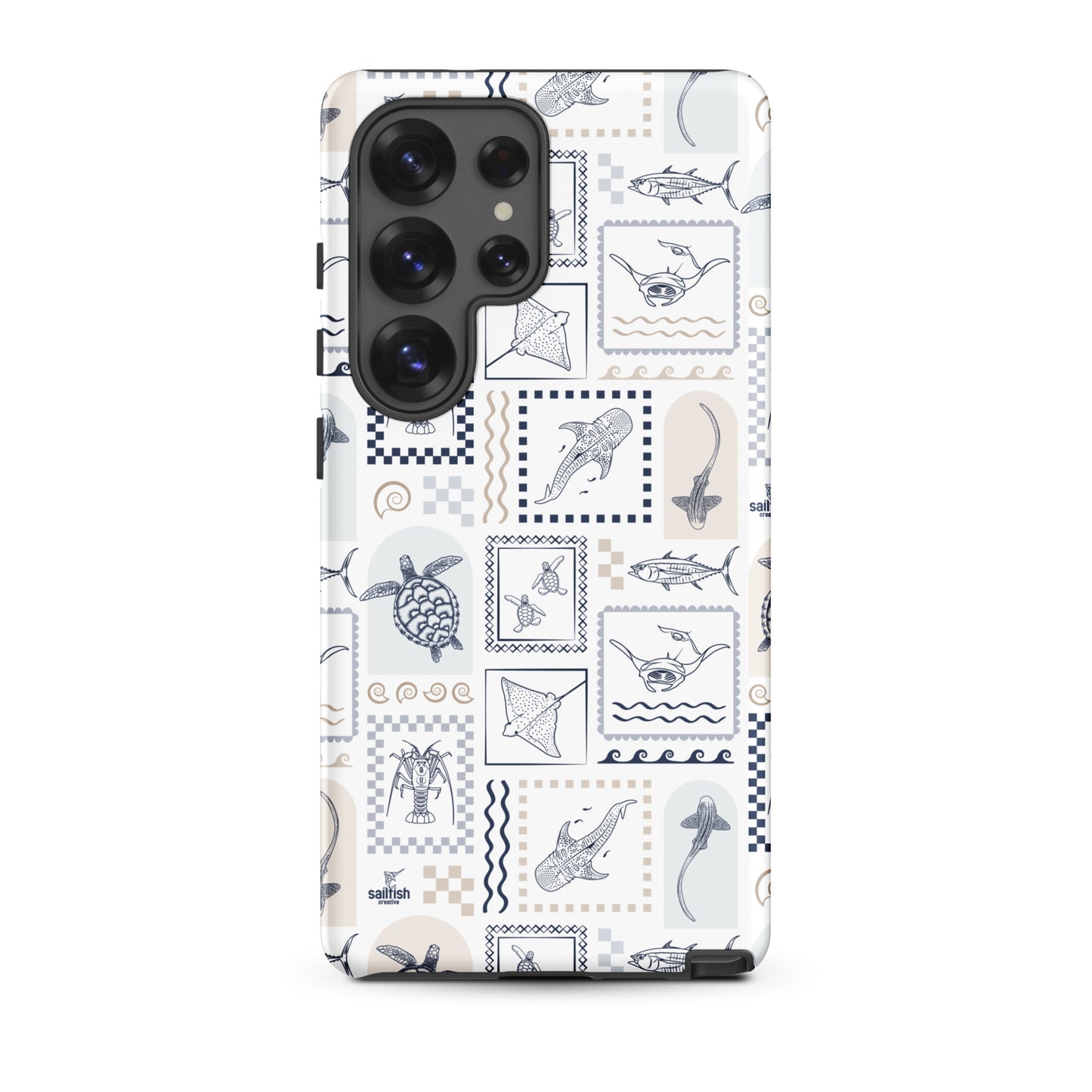 Samsung Tough Case - Arches Print Beige