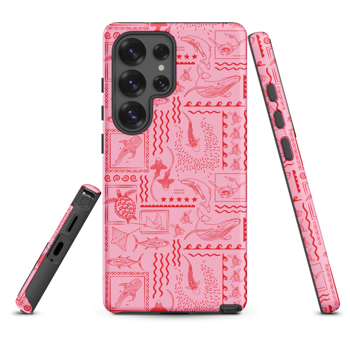 Samsung Tough Case - Busy Print Pinks