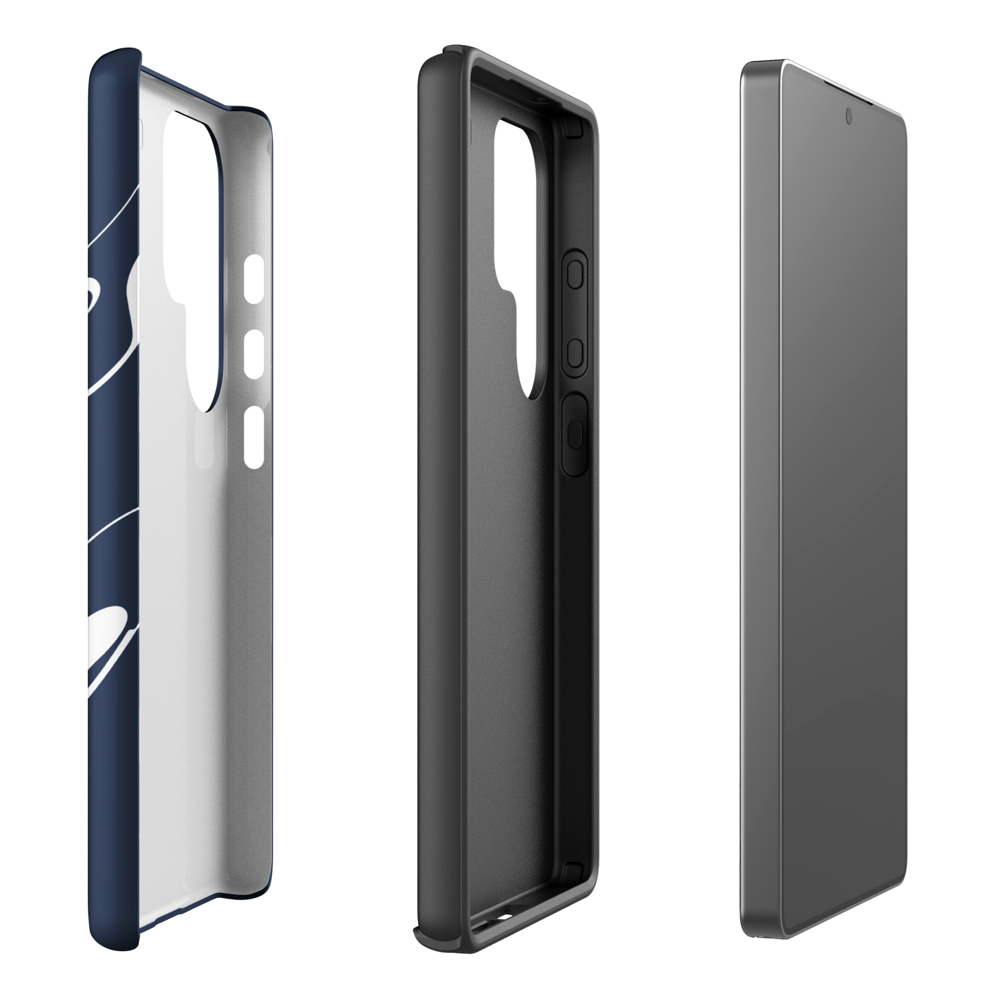 Samsung Phone Case -  Orca Outline Navy