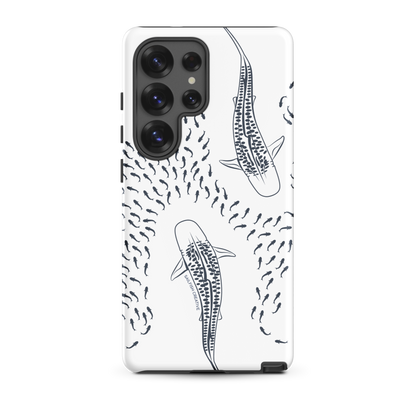 Samsung Phone Case -  Tiger Sharks Outline