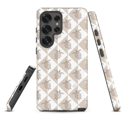 Samsung Phone Case - Turtle Diamonds Neutral