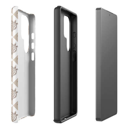 Samsung Phone Case - Turtle Diamonds Neutral