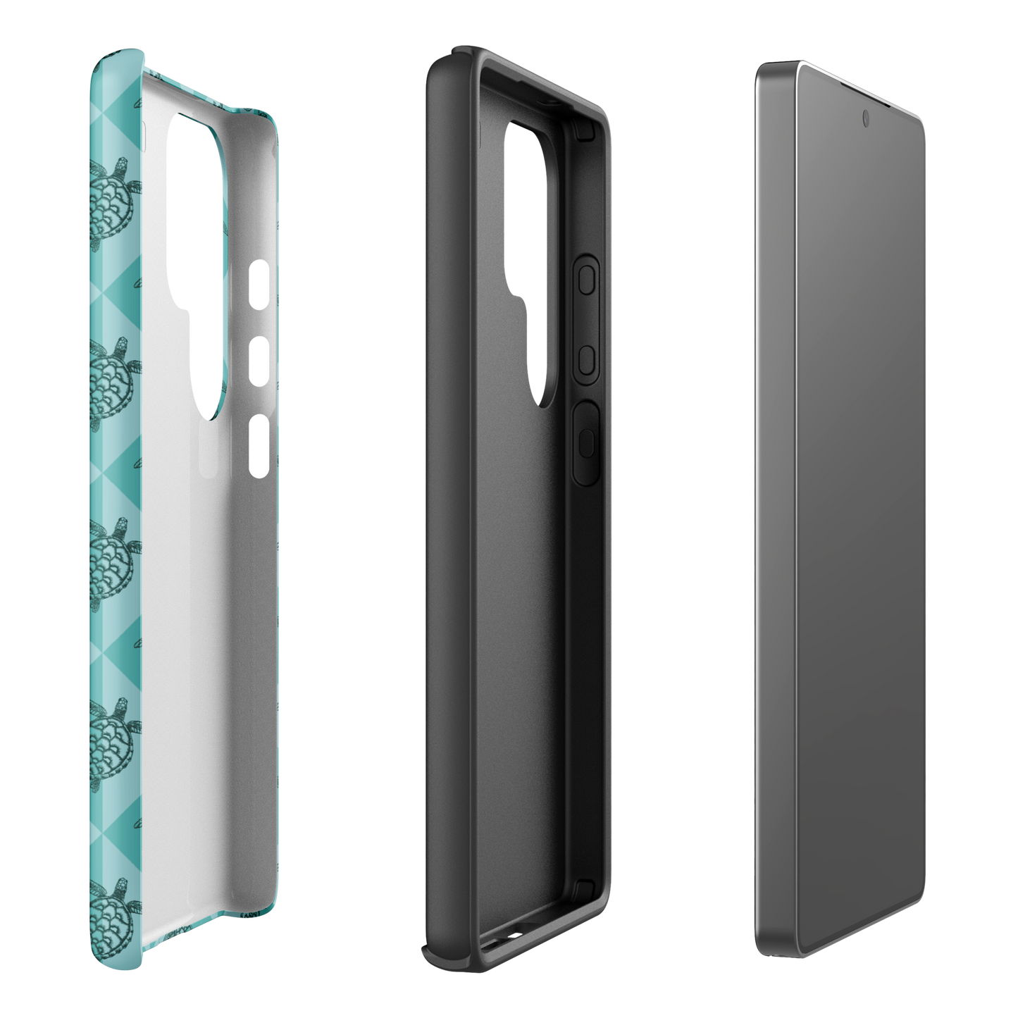 Samsung Phone Case - Turtle Diamonds Teal