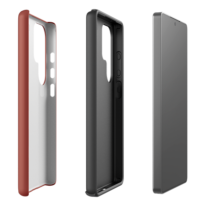 Samsung Phone Case -  Turtle Outline Rusty Coral