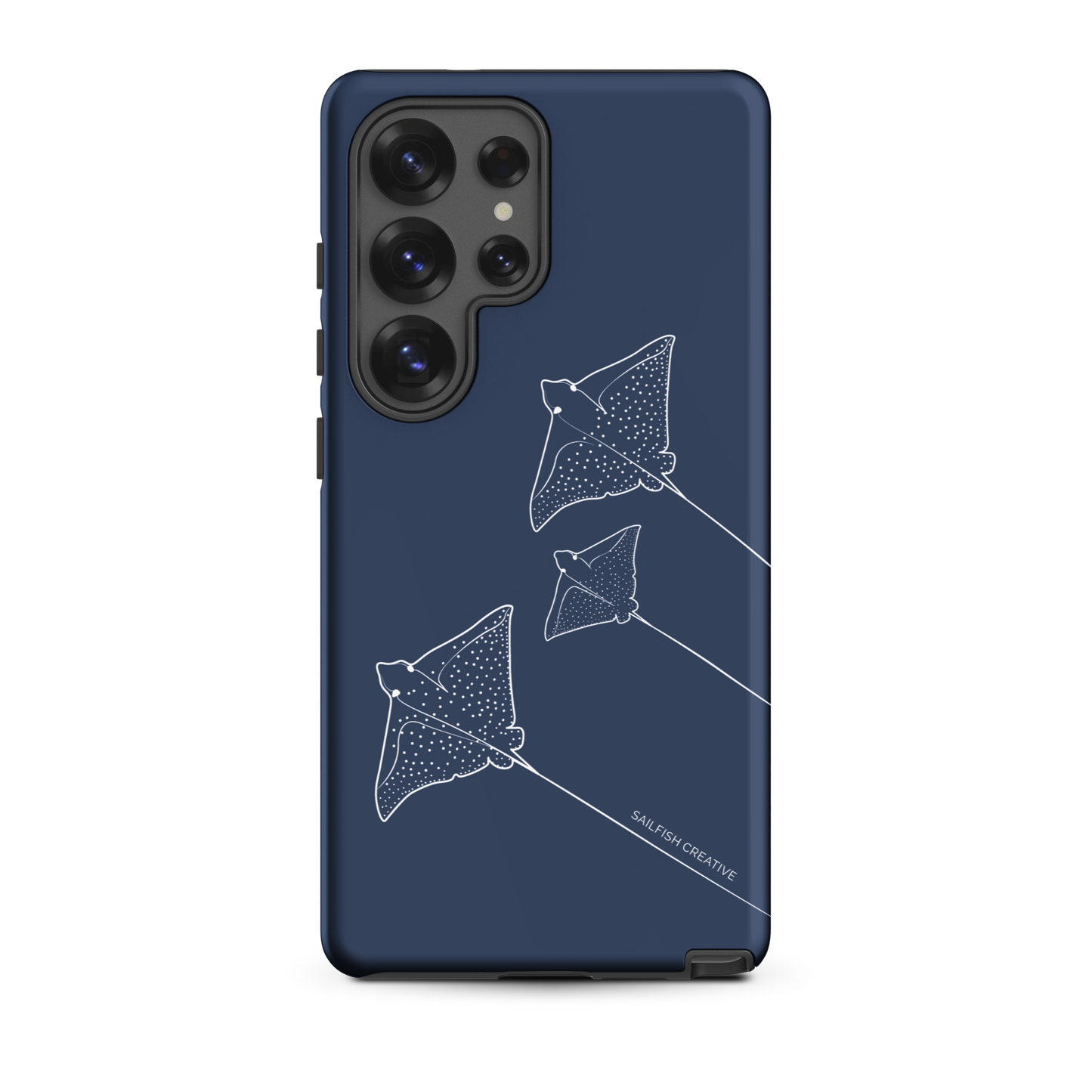 Samsung Phone Case -  Eagle Ray Outline Navy