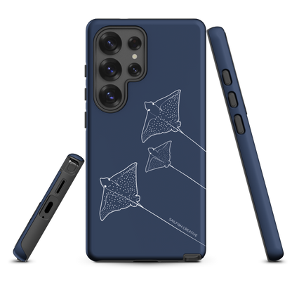 Samsung Phone Case -  Eagle Ray Outline Navy