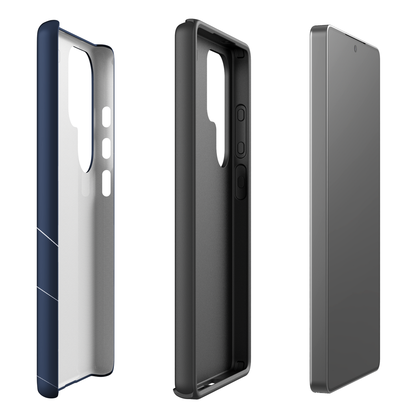 Samsung Phone Case -  Eagle Ray Outline Navy