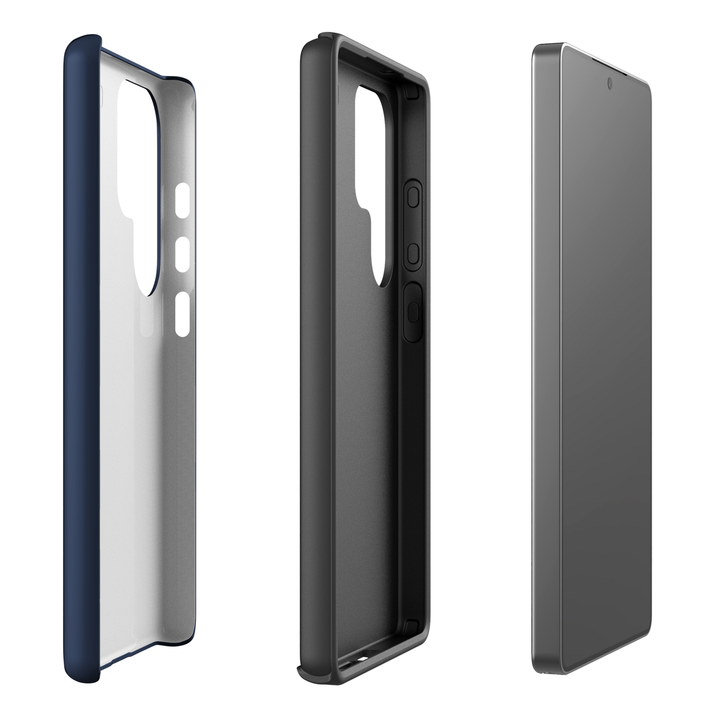 Samsung Phone Case -  Turtle Outline Navy