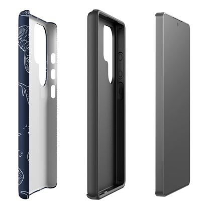 Samsung Phone Case - Whale Sharks Pattern Navy