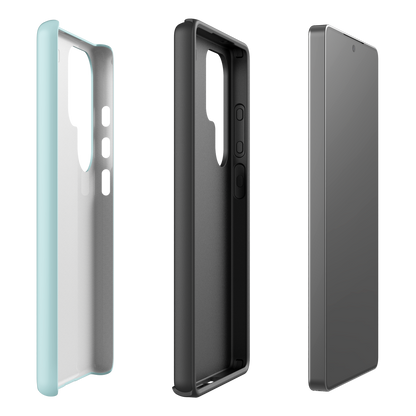 Samsung Phone Case -  Turtle Hatchlings Outline Teal