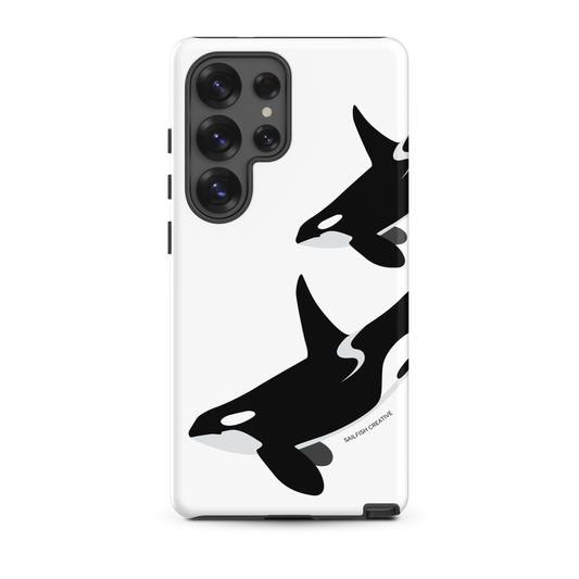 Samsung Phone Case -  Orca Killer Whale White