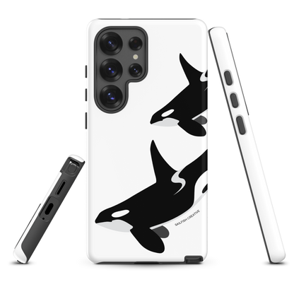 Samsung Phone Case -  Orca Killer Whale White