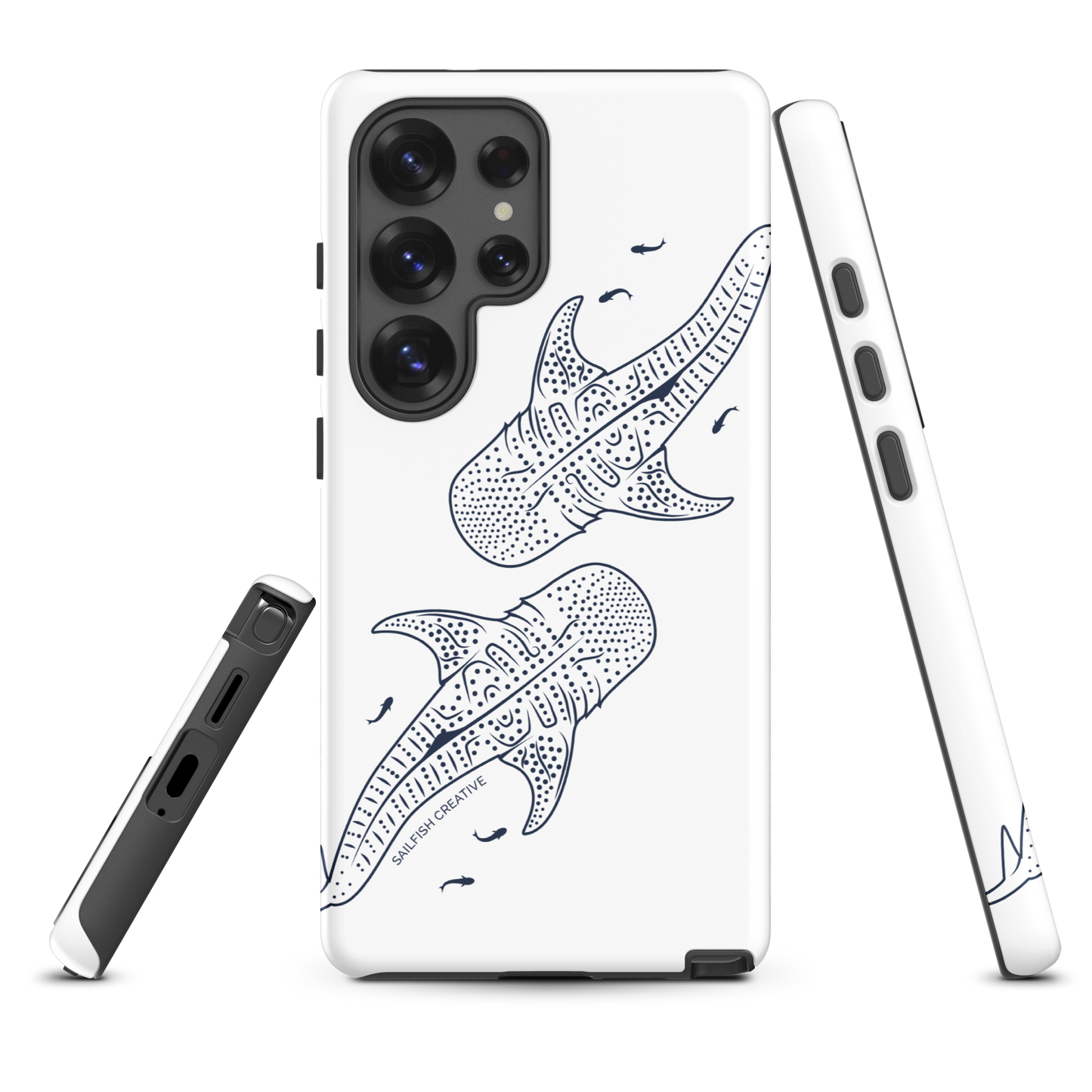 Samsung Phone Case - Whale Sharks Outline