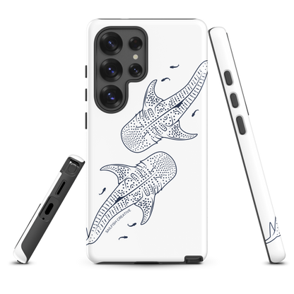 Samsung Phone Case - Whale Sharks Outline