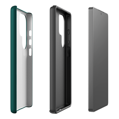 Samsung Phone Case -  Turtle Outline Emerald