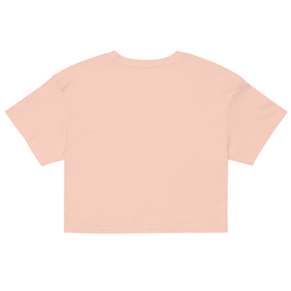 Whale Shark Line Art - Women's Crop T-Shirt - Sailfish Creative