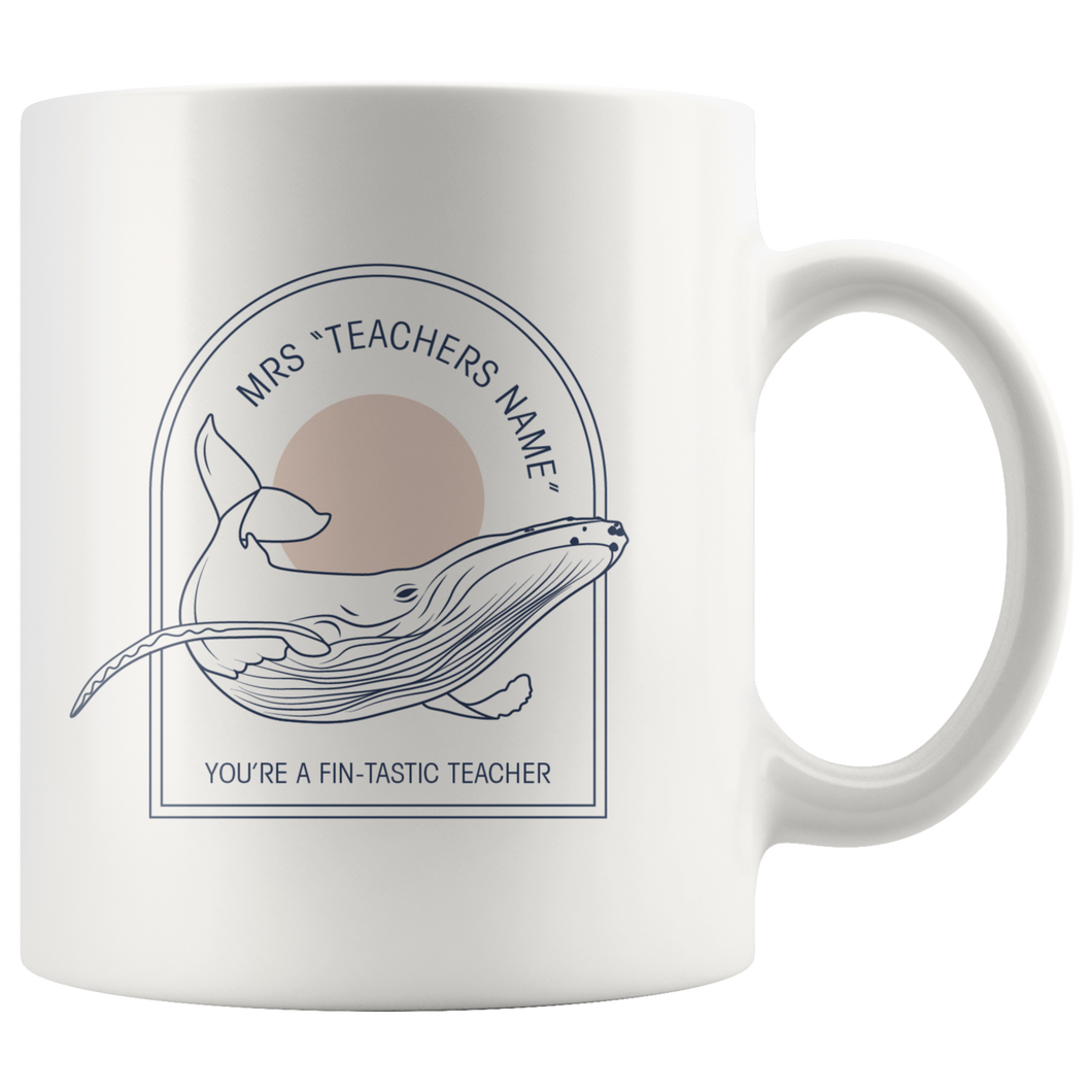 PERSONALISED Whale Mugs