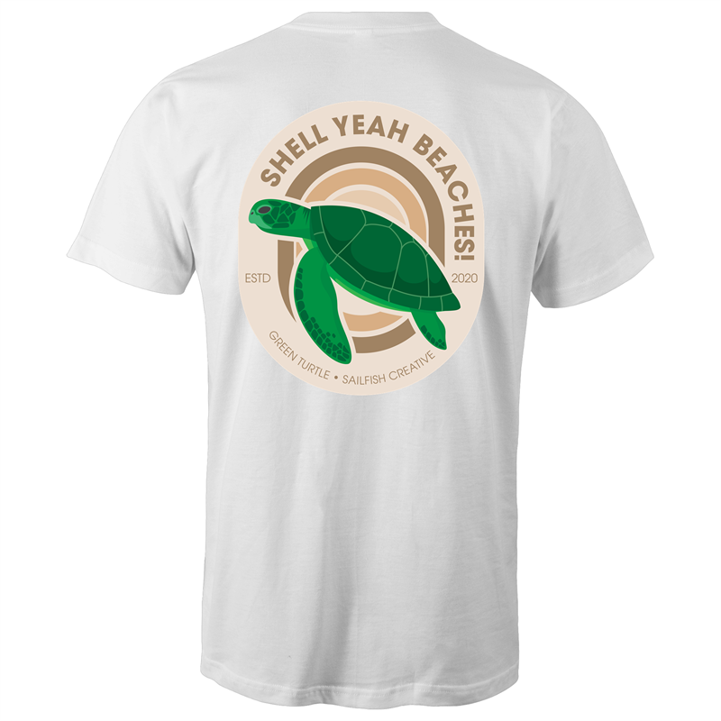 Shell Yeah Beaches - Mens T-Shirt
