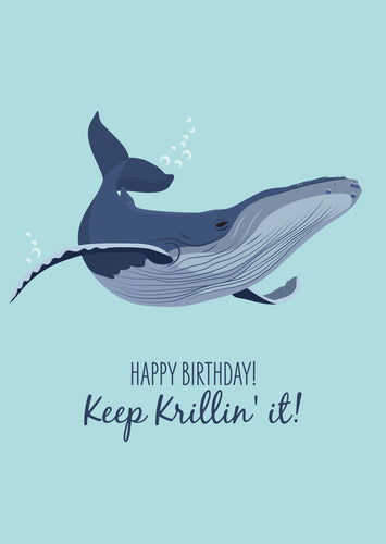 Birthday Card - Humpback Whale