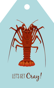 Gift Tag - Rock Lobster Crayfish